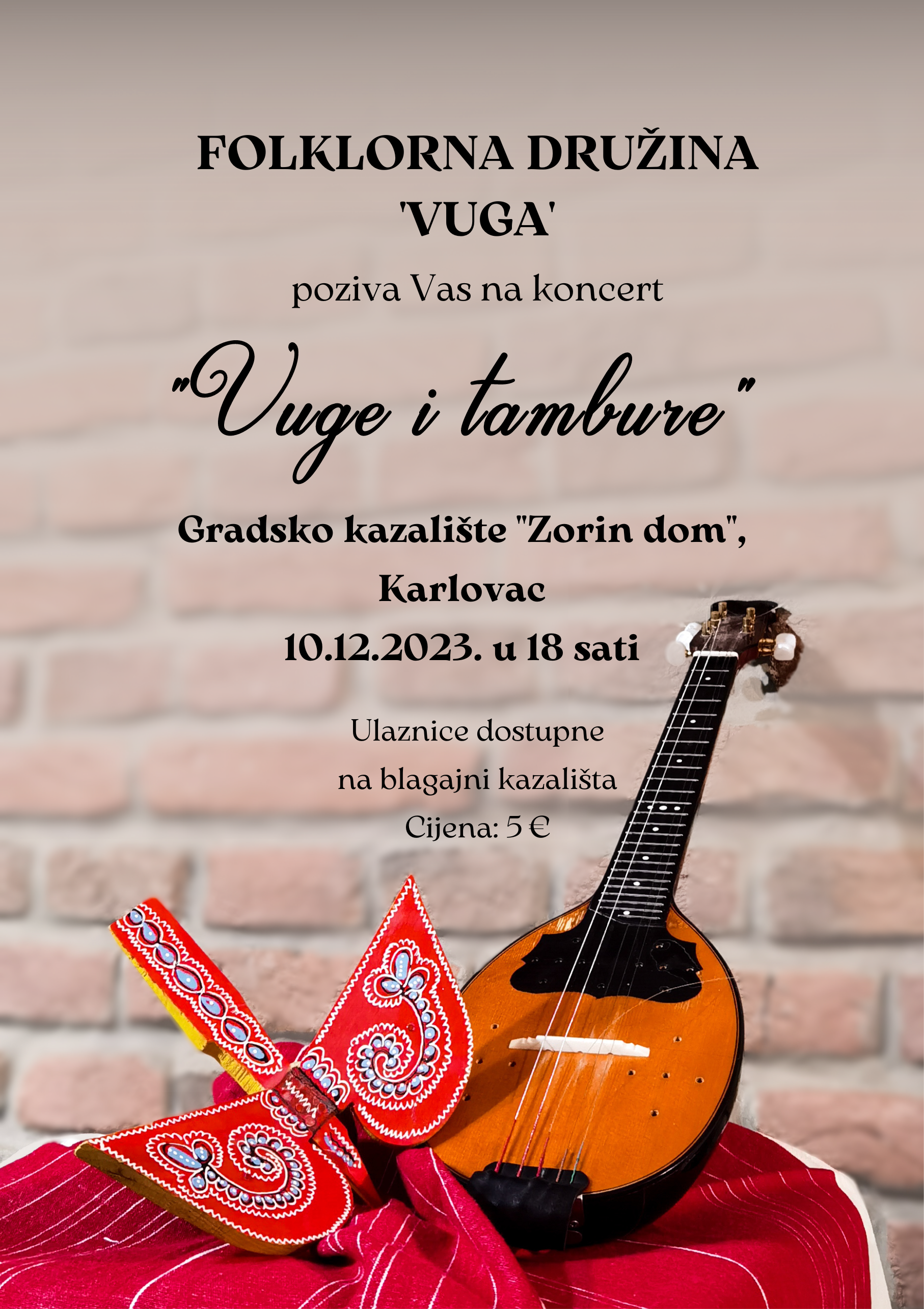 "VUGE i TAMBURE" - Folklorna družina Vuga