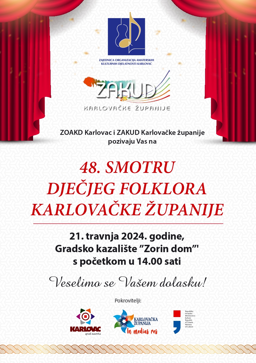 48. SMOTRA DJEČJEG FOLKLORA Karlovačke županije