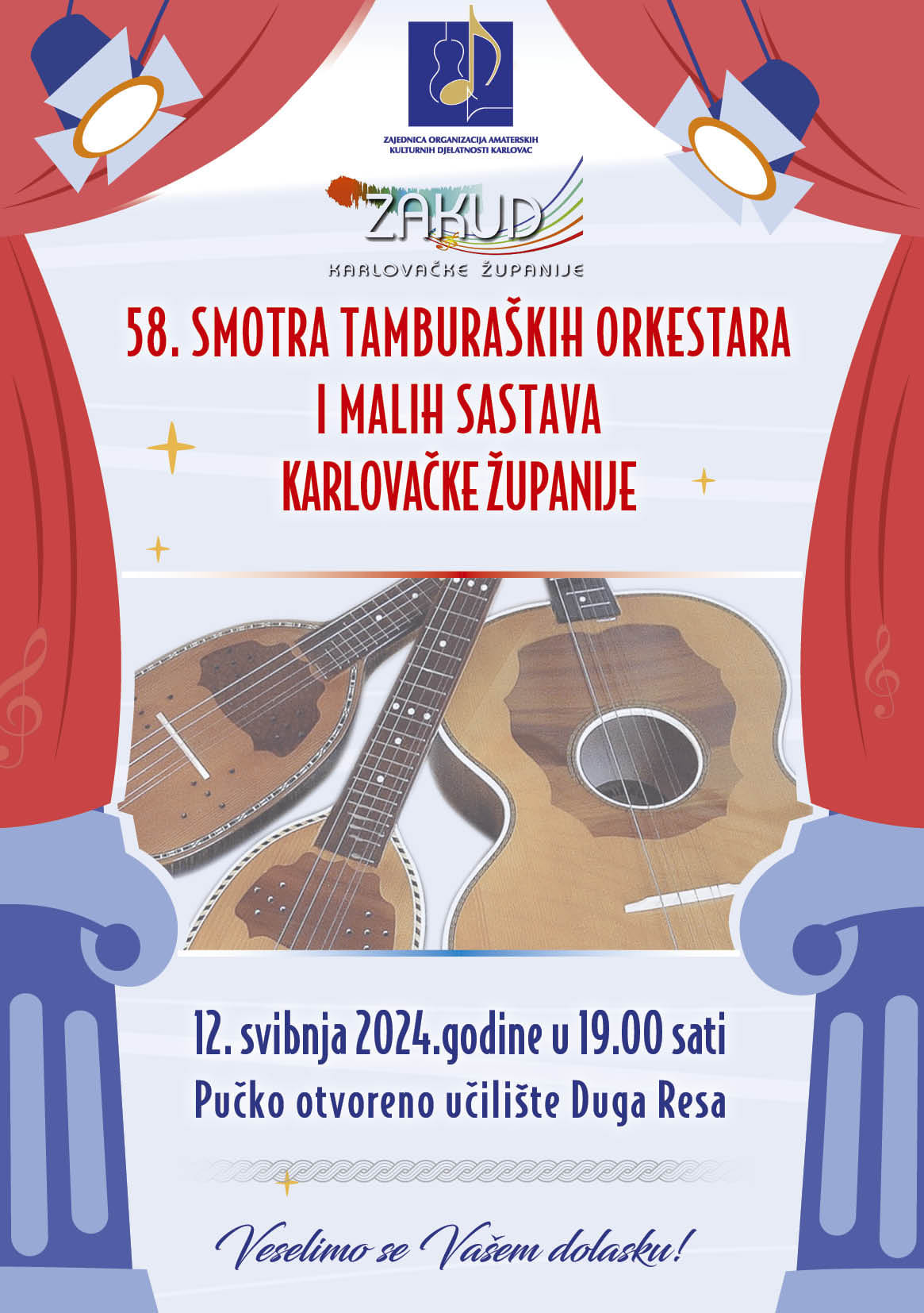 58. SMOTRA TAMBURAŠKIH ORKESTARA I MALIH SASTAVA Karlovačke županije