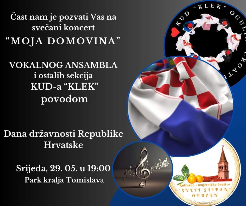 Svečani koncert "MOJA DOMOVINA" - KUD "Klek" Ogulin