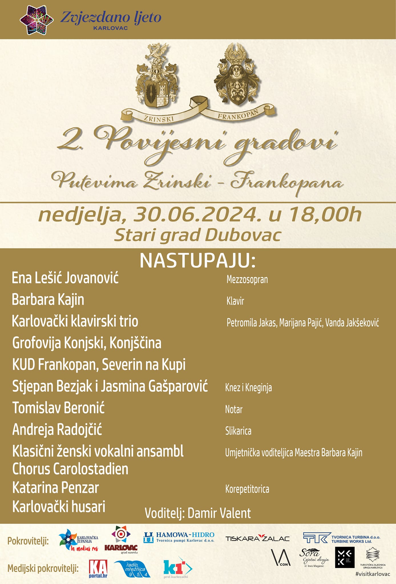"2. POVIJESNI GRADOVI - PUTEVIMA ZRINSKI-FRANKOPANA" - Chorus Carolostadien