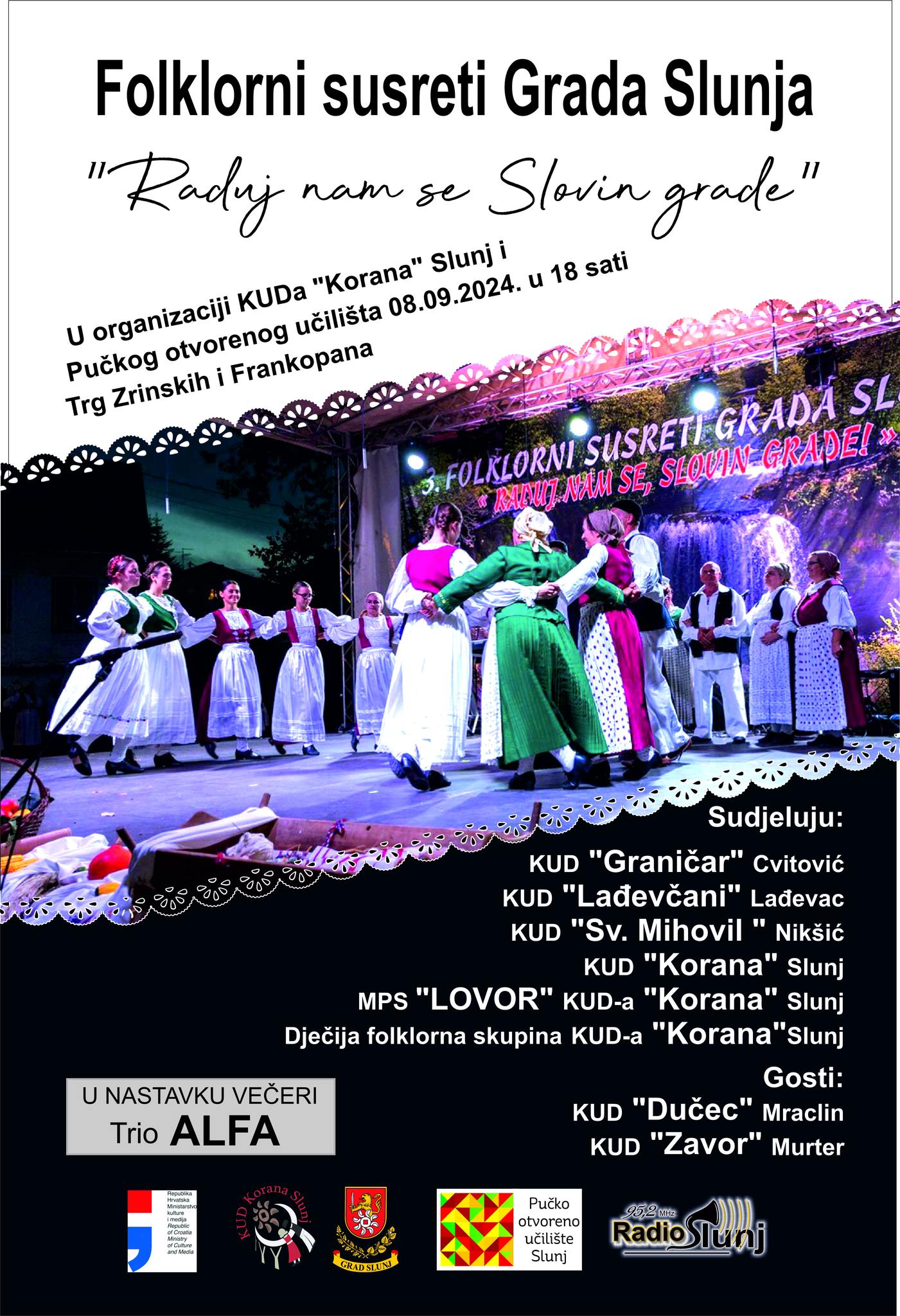 FOLKLORNI SUSRETI GRADA SLUNJA - KUD "Korana" Slunj