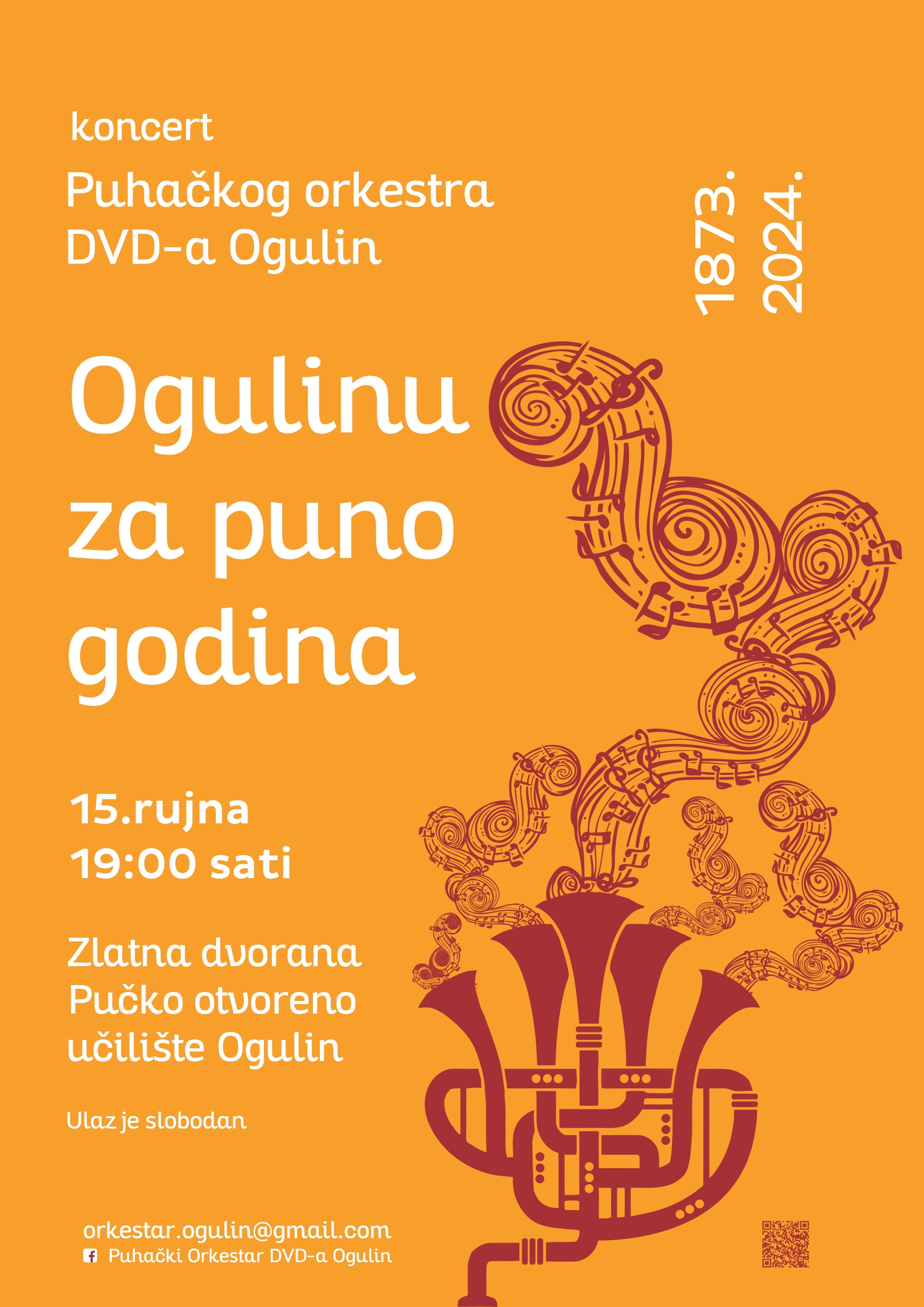 OGULINU ZA PUNO GODINA - Puhački orkestar DVD-a Ogulin