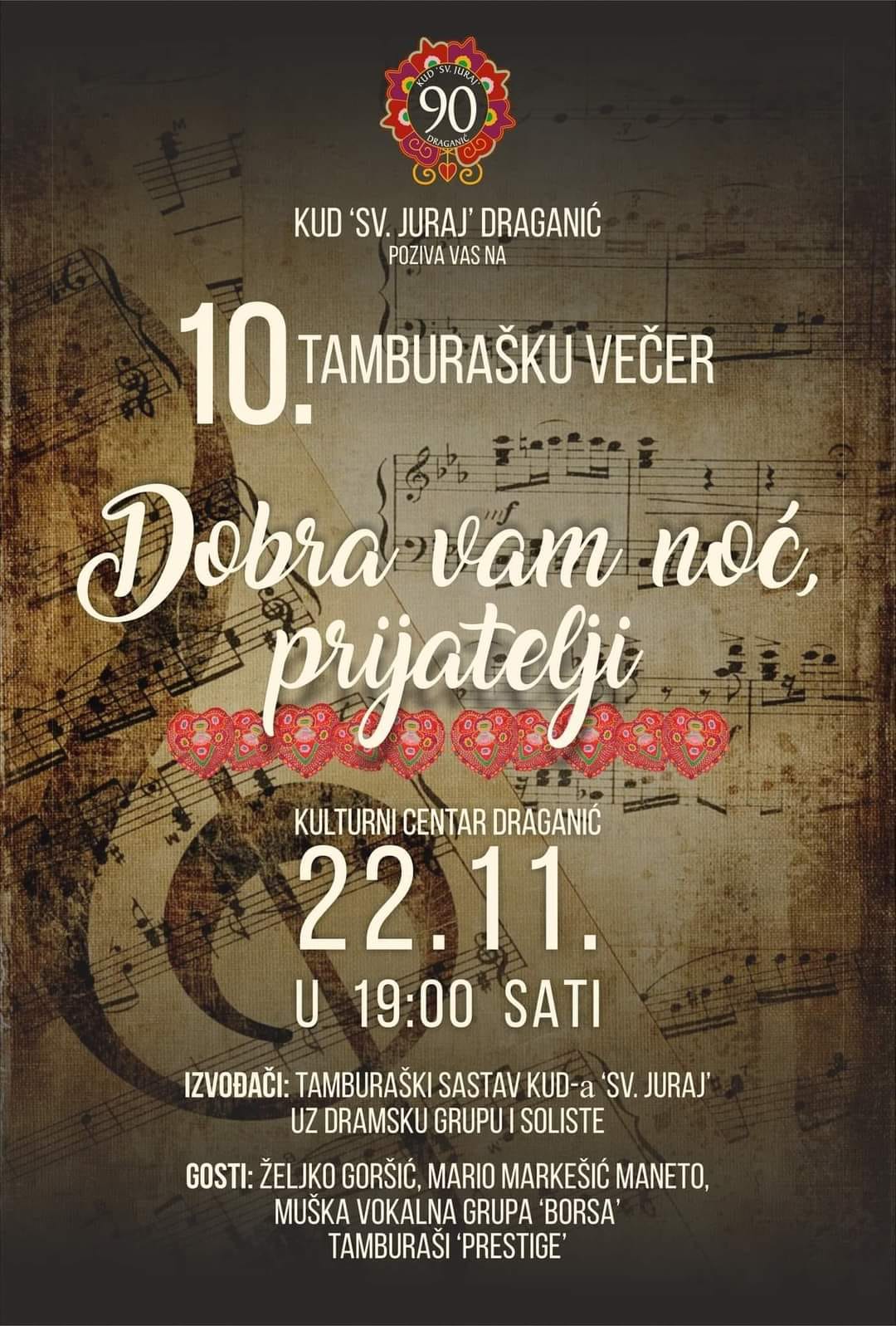 10. TAMBURAŠKA VEČER - KUD "Sv. Juraj" Draganić