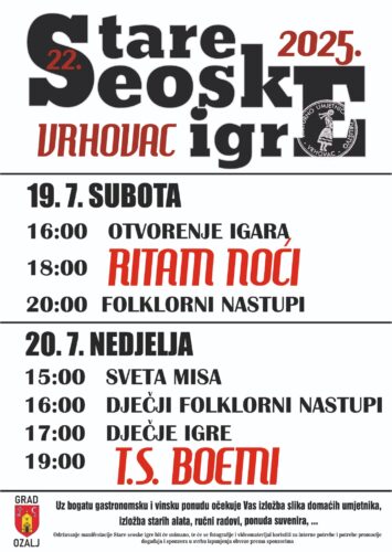 STARE SEOSKE IGRE VRHOVAC - "KUD "Vrhovac" Ozalj
