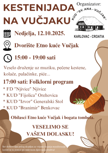 KESTENIJADA NA VUČJAKU - KUD "Sv. Ana - Vučjak"