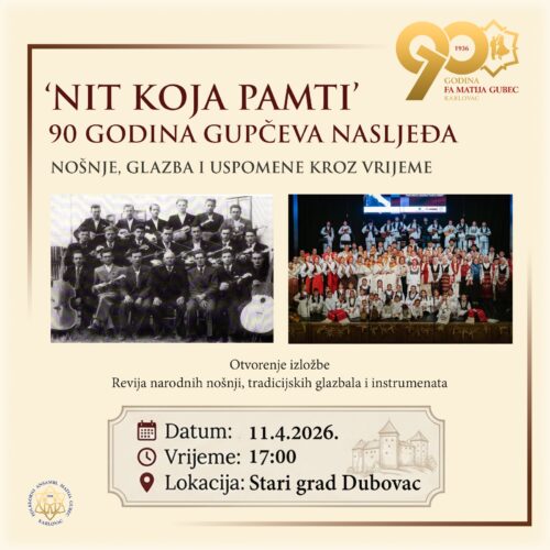 90 godina FA Matija Gubec Karlovac – revija i izložba „Nit koja pamti“
