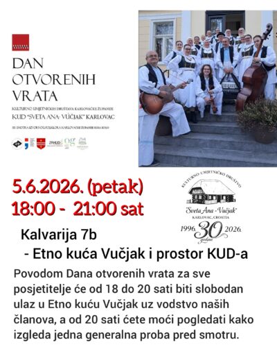Dan otvorenih vrata KUD-a „Sveta Ana – Vučjak“ Karlovac
