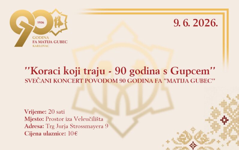 Koraci koji traju – 90 godina s Gupcem